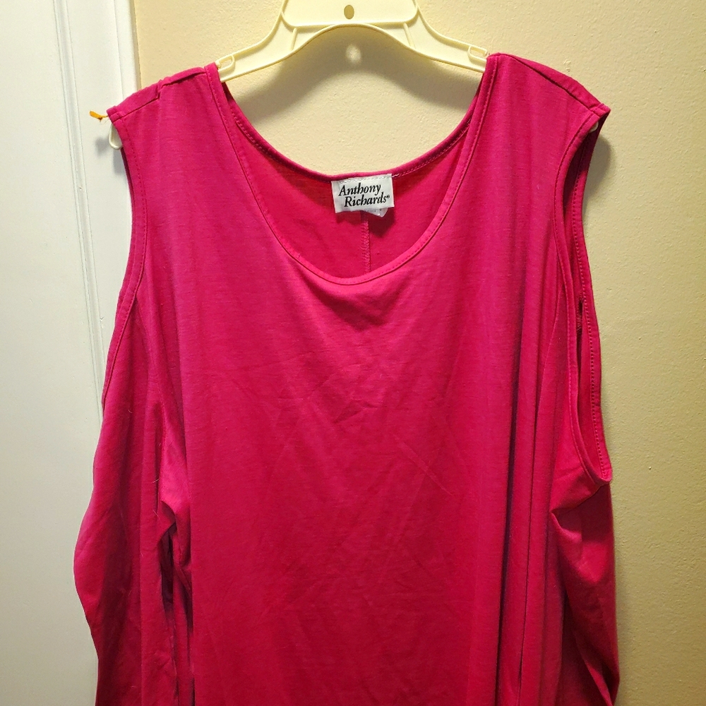 Shark Bite Pink Tunic with long sleeves